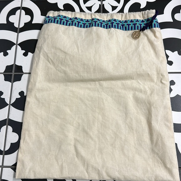 TORY BURCH NEW Tan Leather Quilted FLEMING Flat Sandal Slides - Picture 9 of 11